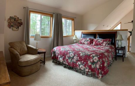 Cedar Beach lodge master bedroom